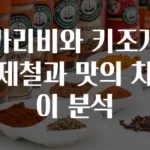 가리비와 키조개 제철과 맛의 차이 분석
