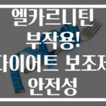 엘카르니틴 부작용! 다이어트 보조제 안전성