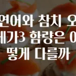 연어와 참치 오메가3 함량은 어떻게 다를까