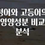 청어와 고등어의 영양성분 비교분석
