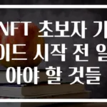 NFT 초보자 가이드 시작 전 알아야 할 것들