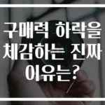 구매력 하락을 체감하는 진짜 이유는?
