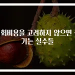 기회비용을 고려하지 않으면 생기는 실수들