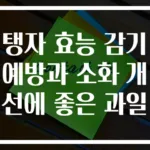 탱자 효능 감기 예방과 소화 개선에 좋은 과일