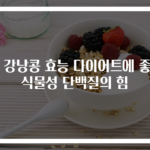 흰 강낭콩 효능 다이어트에 좋은 식물성 단백질의 힘