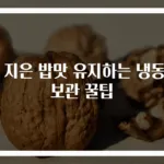 갓 지은 밥맛 유지하는 냉동밥 보관 꿀팁