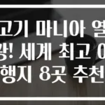 고기 마니아 열광! 세계 최고 여행지 8곳 추천