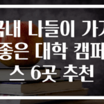 국내 나들이 가기 좋은 대학 캠퍼스 6곳 추천