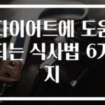다이어트에 도움되는 식사법 6가지