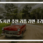 대도서관 추천 라뜸 라면 조리법