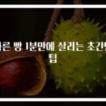 마른 빵 1분만에 살리는 초간단 팁
