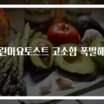 명란마요토스트 고소함 폭발해요