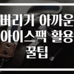 버리기 아까운 아이스팩 활용 꿀팁