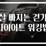 살 빠지는 걷기 다이어트 워킹법