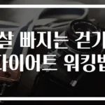 살 빠지는 걷기 다이어트 워킹법