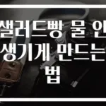 샐러드빵 물 안생기게 만드는 법