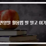 수면양말 활용법 발 말고 여기에