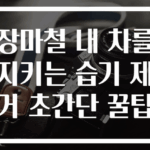 장마철 내 차를 지키는 습기 제거 초간단 꿀팁