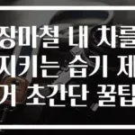 장마철 내 차를 지키는 습기 제거 초간단 꿀팁
