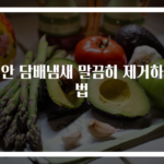 집안 담배냄새 말끔히 제거하는 법