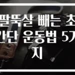 팔뚝살 빼는 초간단 운동법 5가지