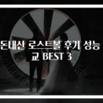 내돈내산 로스트볼 후기 성능 비교 BEST 3