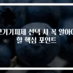 모기기피제 선택 시 꼭 알아야 할 핵심 포인트