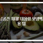 수납공간 최대! 대용량 보냉백 활용 팁