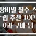 장비별 필수 스트랩 추천 TOP 10과 구매 팁