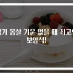 감기 몸살 기운 없을 때 최고의 보양식!