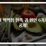 귀 먹먹함 한쪽 귀 원인 6가지 공개!
