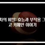 녹차의 비밀: 효능과 부작용 그리고 카페인 이야기