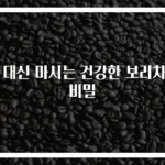 물 대신 마시는 건강한 보리차의 비밀