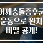 어깨충돌증후군 운동으로 완치 비밀 공개!