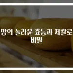 피망의 놀라운 효능과 저칼로리 비밀