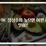 WBC 정상수치 높으면 어떤 비밀이?