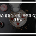가슴 흉통의 비밀! 원인과 즉각 대처법