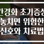 간경화 초기증상 놓치면 위험한 신호와 치료법