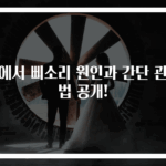 귀에서 삐소리 원인과 간단 관리법 공개!