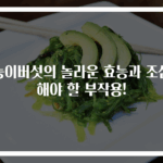 능이버섯의 놀라운 효능과 조심해야 할 부작용!