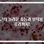 당근의 놀라운 효능과 부작용 칼로리까지!