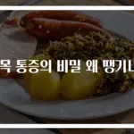뒷목 통증의 비밀 왜 땡기나?