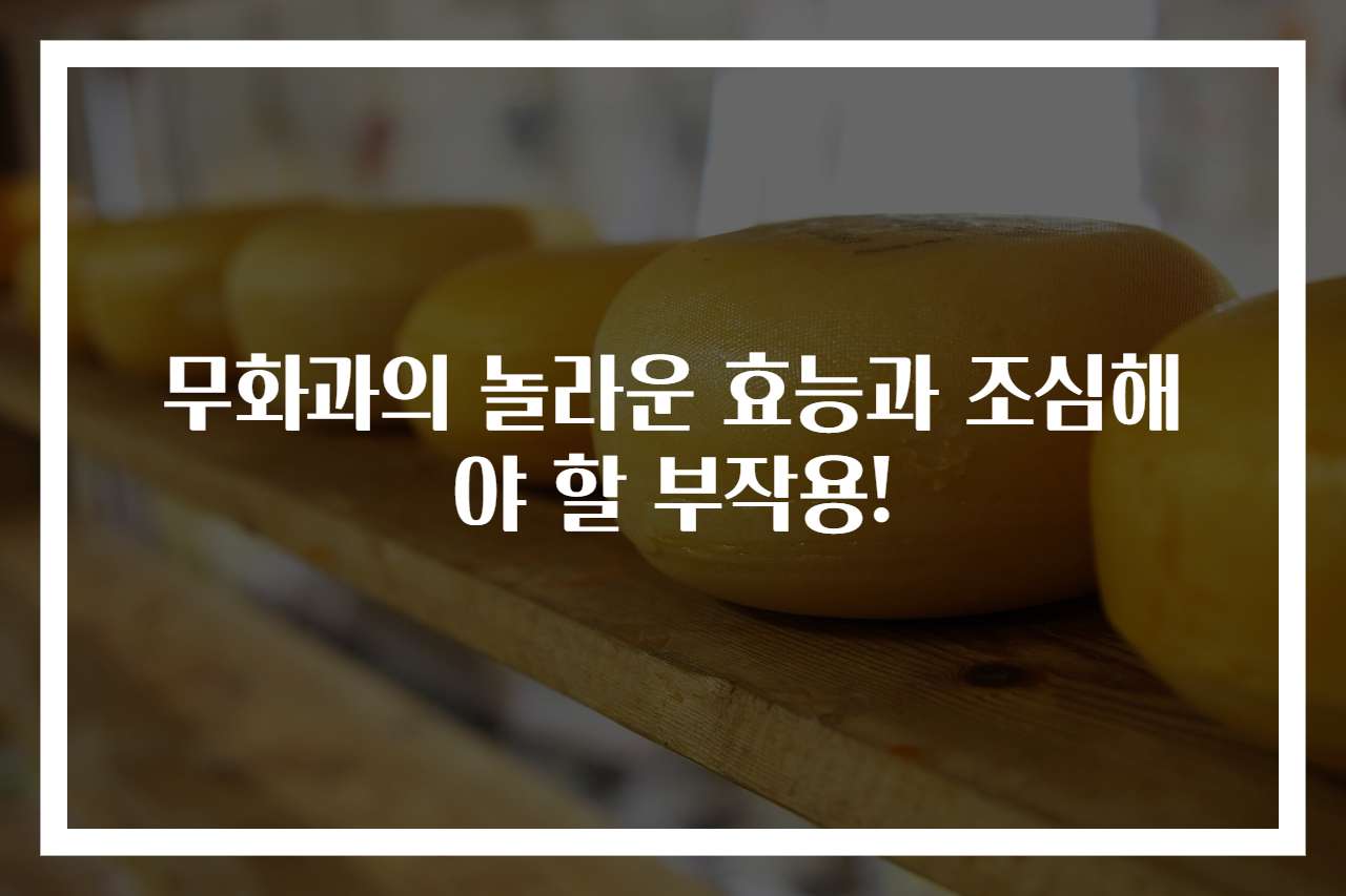 무화과의 놀라운 효능과 조심해야 할 부작용!