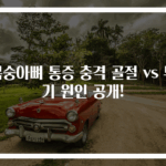 복숭아뼈 통증 충격 골절 vs 부기 원인 공개!