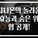 시나몬의 놀라운 효능과 숨은 위험 공개!
