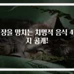 신장을 망치는 치명적 음식 4가지 공개!
