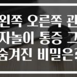 왼쪽 오른쪽 관자놀이 통증 그 숨겨진 비밀은?