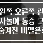 왼쪽 오른쪽 관자놀이 통증 그 숨겨진 비밀은?