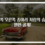 왼쪽 오른쪽 종아리 저림의 숨은 원인 공개!
