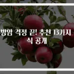 유방암 걱정 끝! 추천 13가지 음식 공개